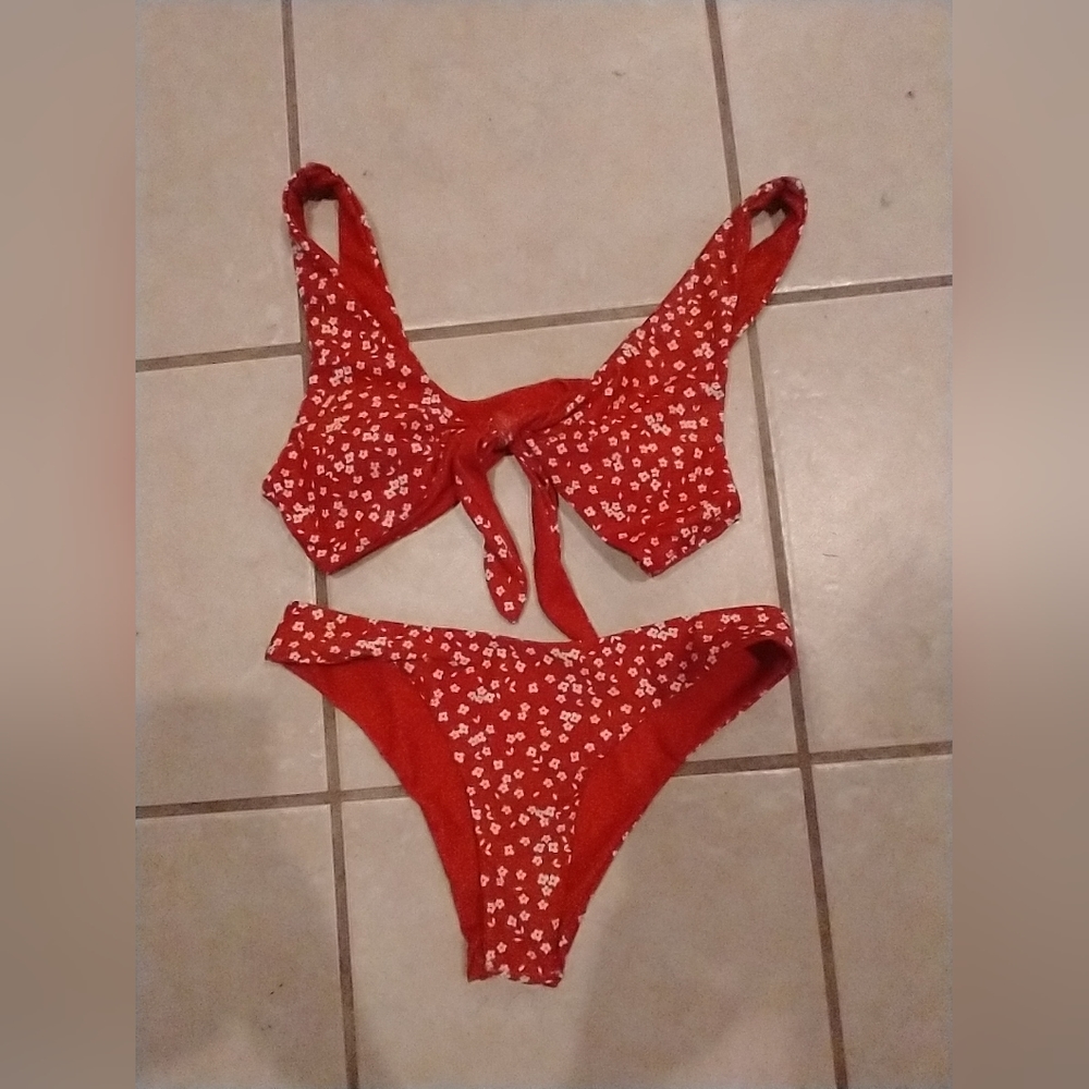 Shein Bikini Set | Small | Red